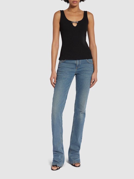 Rib knit tank top