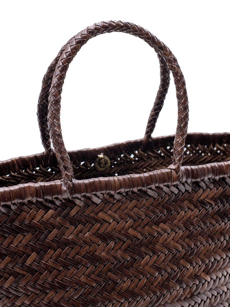 Triple Jump Big bamboo leather bag
