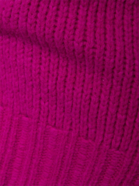 High neck knit sweater