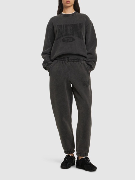 Graphic jersey sweatpants