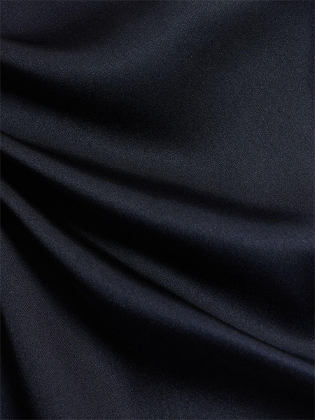 Bar silk satin maxi skirt