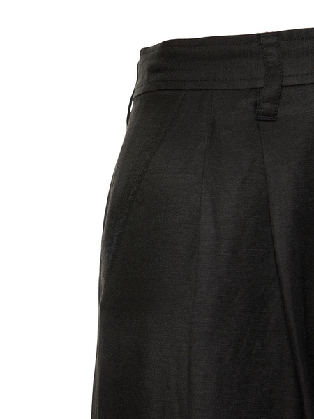 Carrie wide linen blend pants