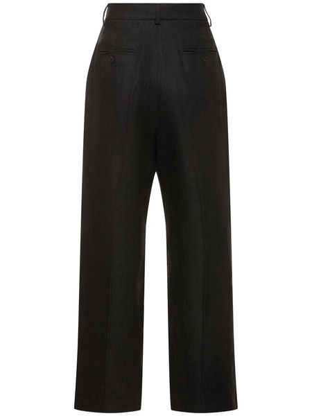 Malizia linen canvas wide pants