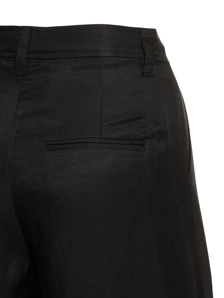 Carrie wide linen blend pants