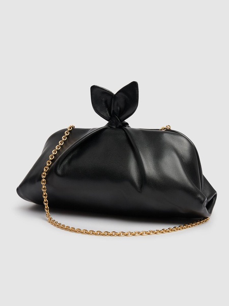 Bow Tie leather clutch