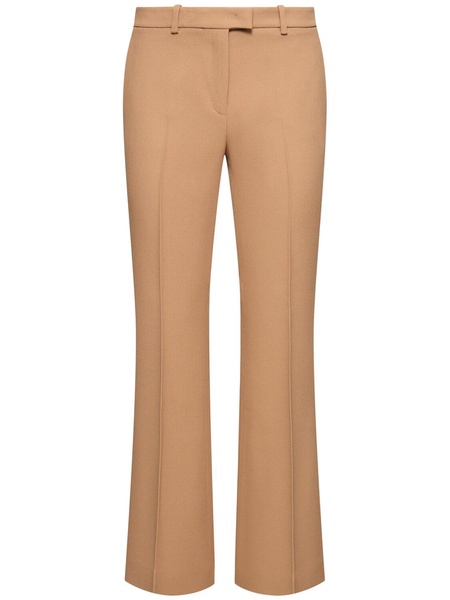 Haylee flared crepe cropped pants