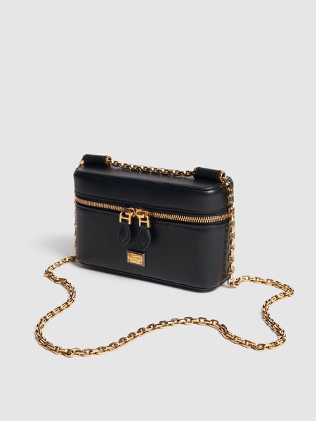 Small leather vanity case
