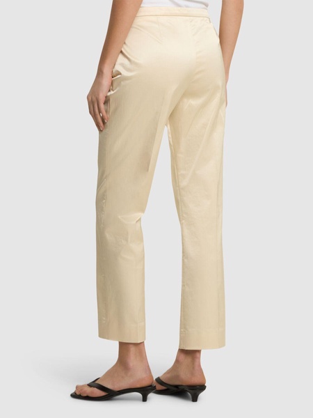 Cropped straight pants