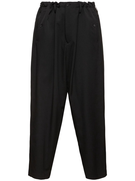 Wide wool pants