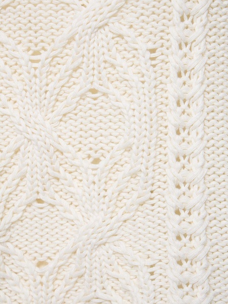 Embroidered knit sweater