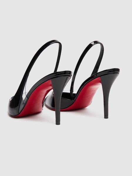 80mm Posticha patent leather & PVC pumps