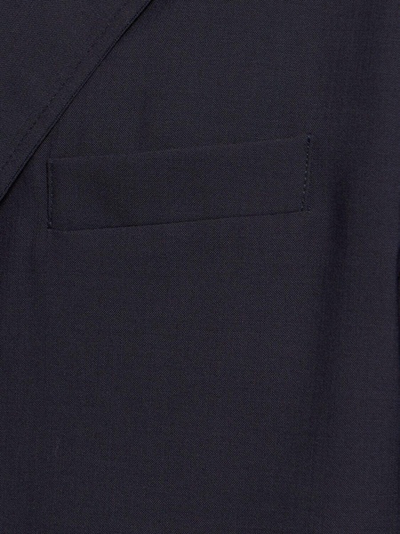 Single breast wool blend jacket