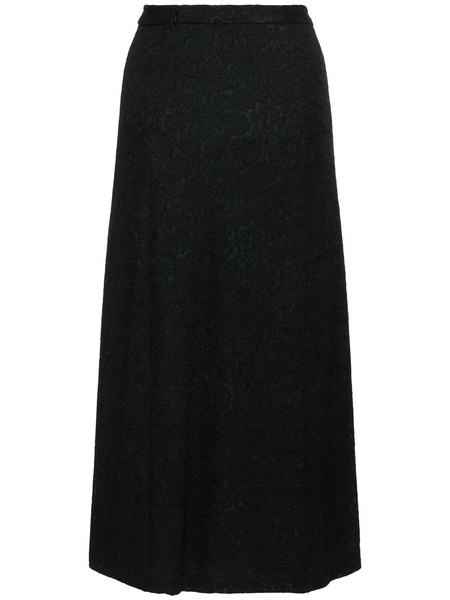 Lace midi skirt