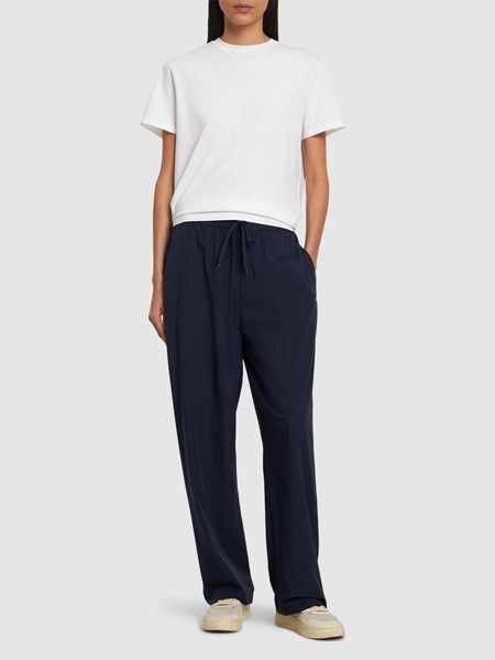 Nylon blend sweatpants