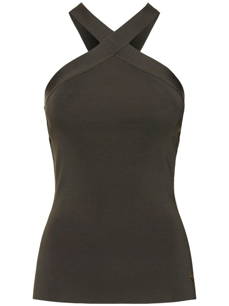 Brea viscose blend knit top