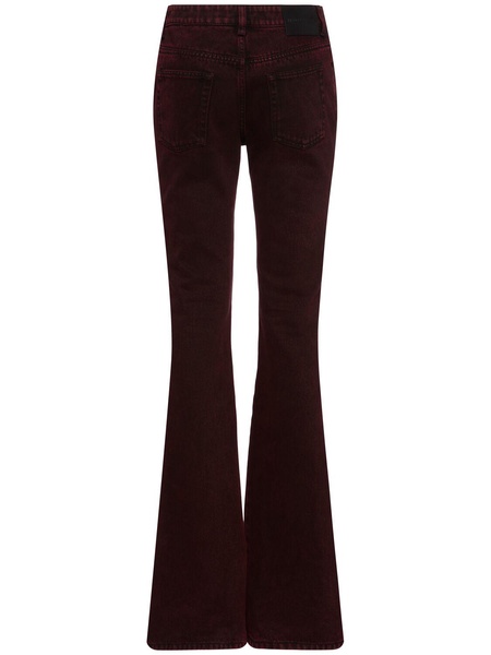 Denim flared pants