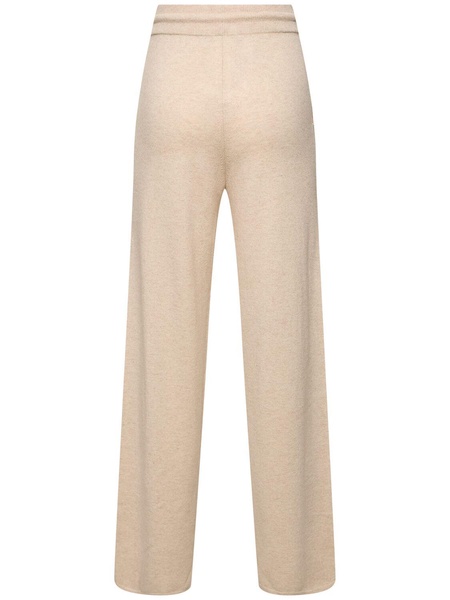 Rino wool knit wide jogger pants