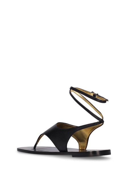 5mm Amalfi leather flat sandals