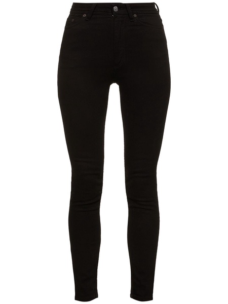 Peg high waisted denim skinny jeans