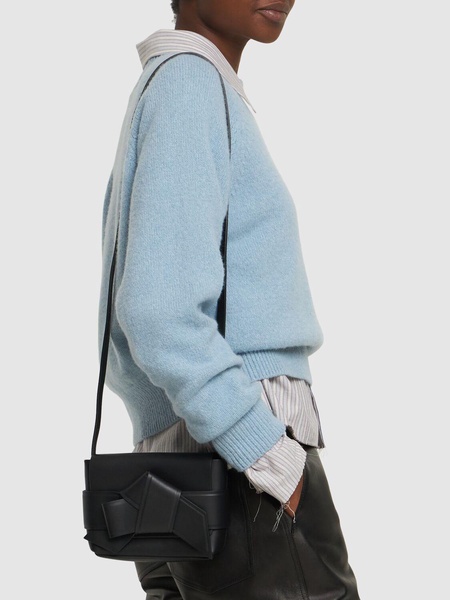 Mini Musubi crossbody leather bag