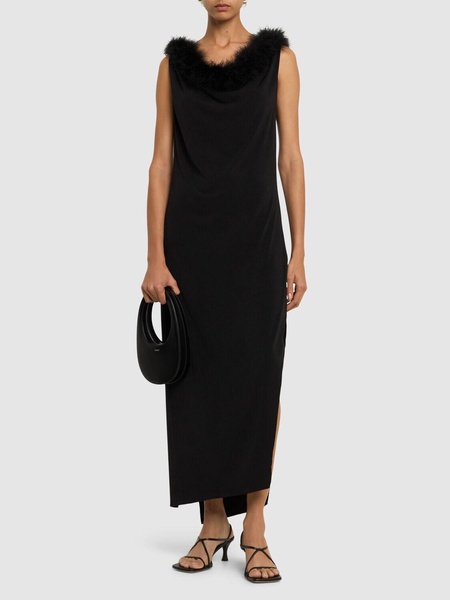 Boa jersey midi dress