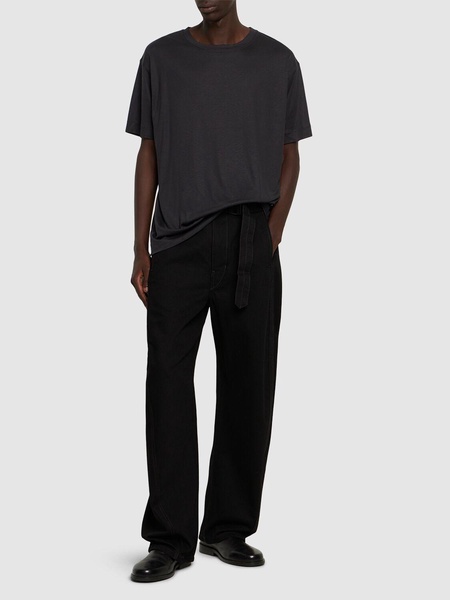 Heavy silk jersey t-shirt