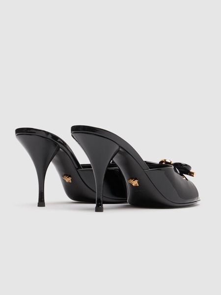 85mm Opera patent leather mules