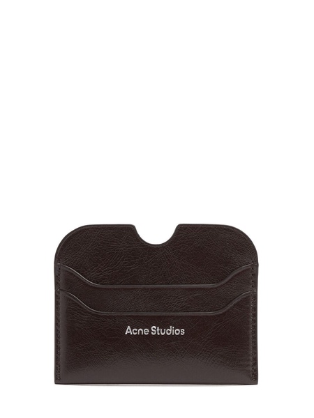 Large Elmas shiny leather card holder