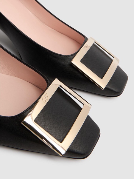 45mm Trompette leather pumps