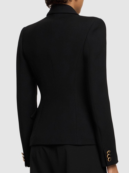 Wool double breasted blazer