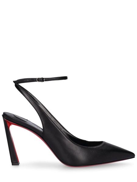 85mm Condora leather pumps