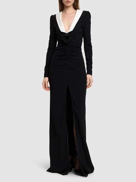 Cady evening dress w/ rose