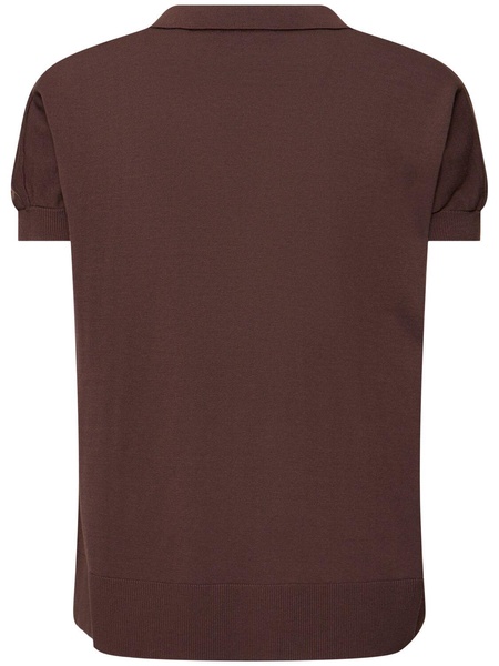 Cotton polo top