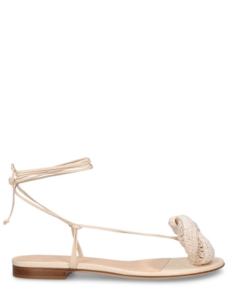 10mm Leather flat sandals