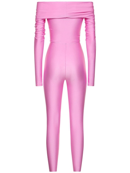 Kendall shiny stretch lycra jumpsuit
