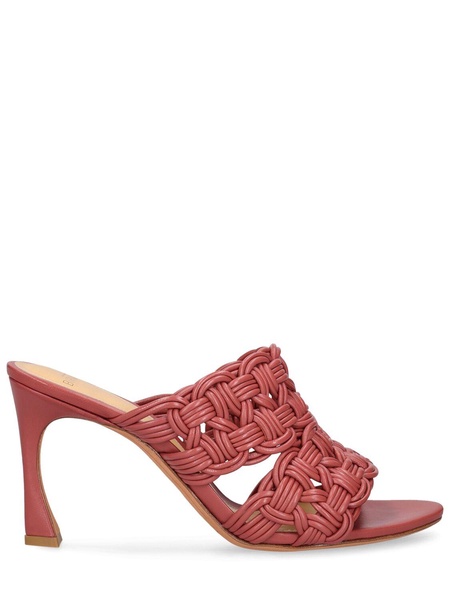 85mm Sammy leather mules