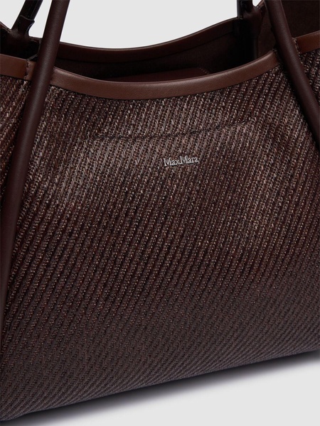 S Summer Marin raffia effect tote bag