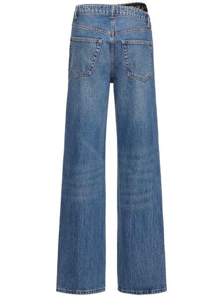 Dip side jeans w/ underwear detail