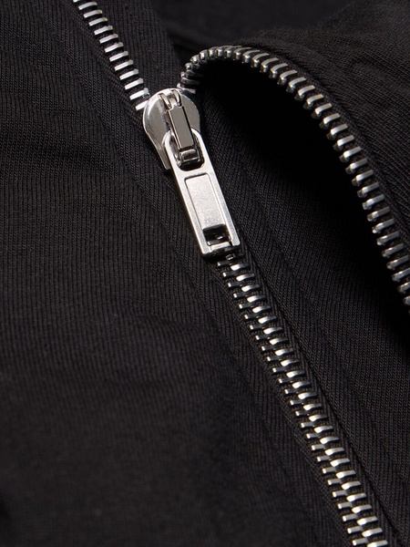 Mountain jersey zip-up cotton sweatshirt
