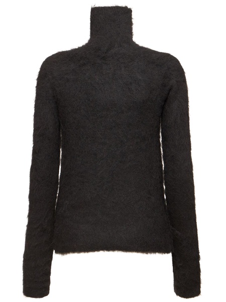 Elgar fluffy alpaca blend knit sweater