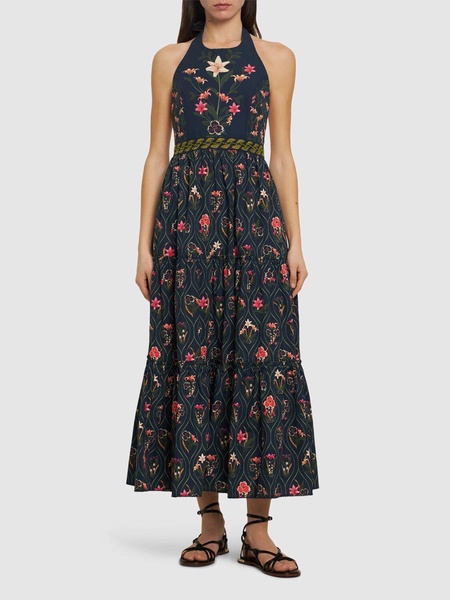 Consuelo Pacifico cotton midi dress