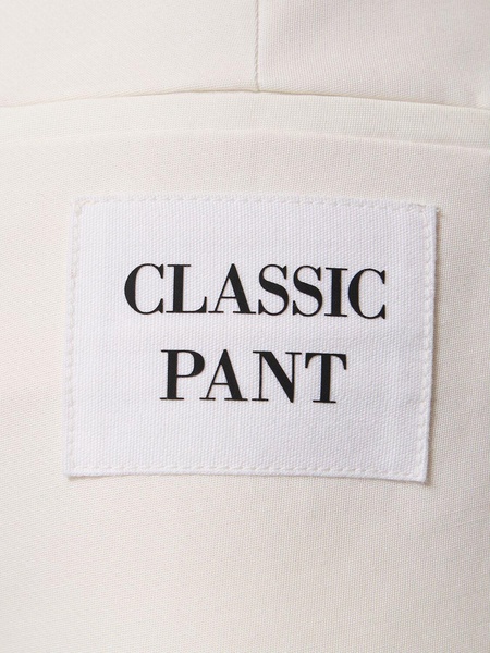 Cotton duchesse wide pants