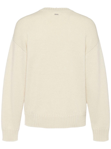 Crewneck alpaca sweater
