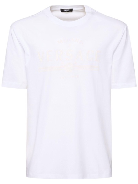 Compact cotton jersey t-shirt