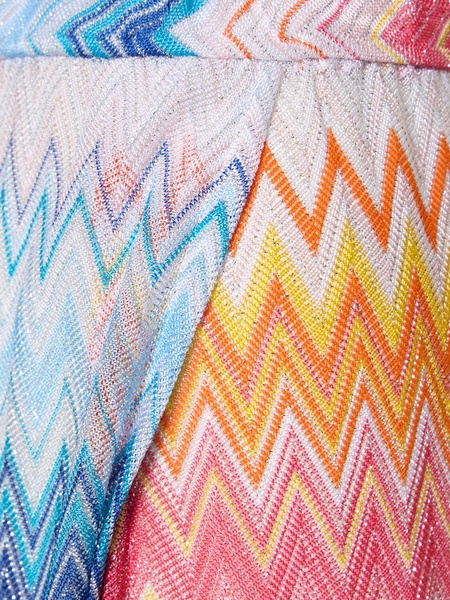 Chevron wide pants