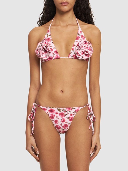 Printed bikini bottoms
