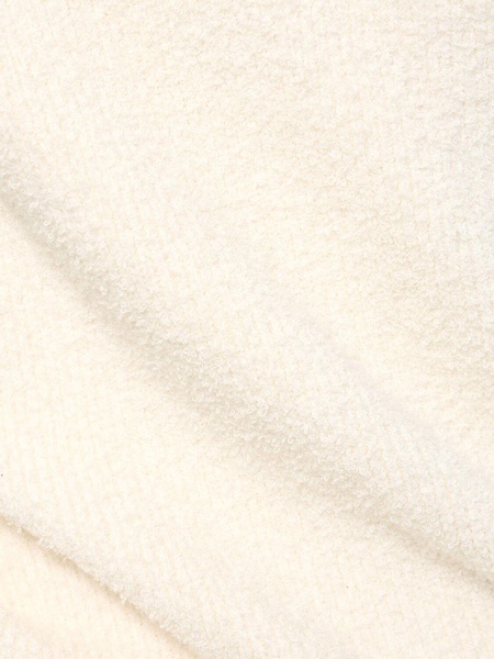 Raglan-sleeve terry knit cotton top