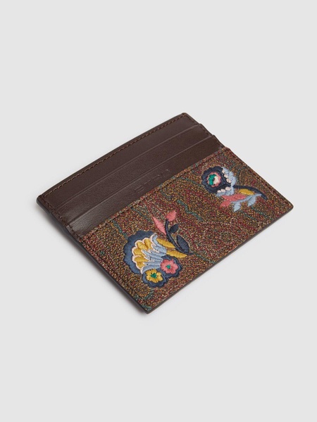 Arnica embroidery card holder