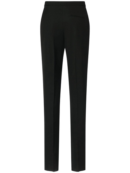 Jesse wool & silk straight pants