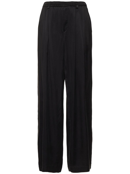 Pleated baggy pants